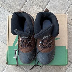 Itasca Brown and Black Snow Boots